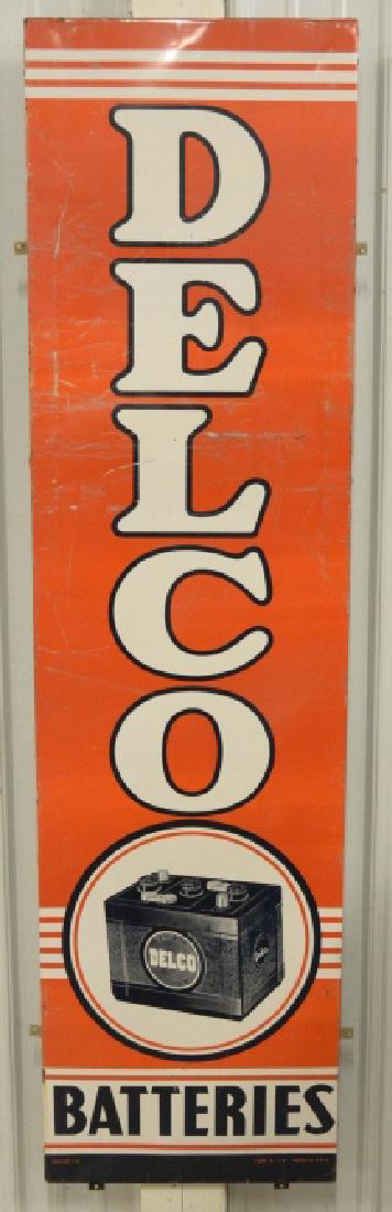 SST Delco Batteries Vertical Advertising Sign (1 of 4)