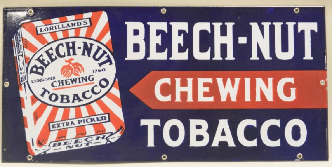 Beechnut Tobacco Porcelain  Sign (1 of 3)