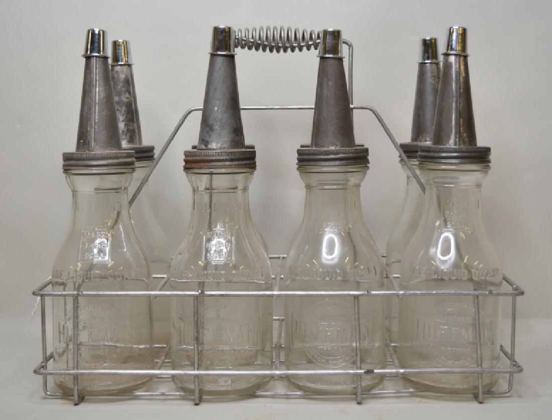8 Huffman Quart Oil Bottles With Carrier (1 of 4)