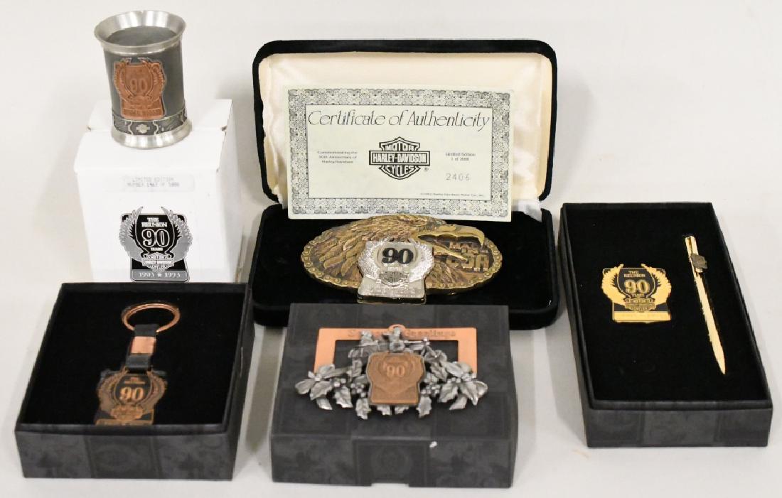 90th Anniv. Harley Davidson Commemorative Items (1 of 6)