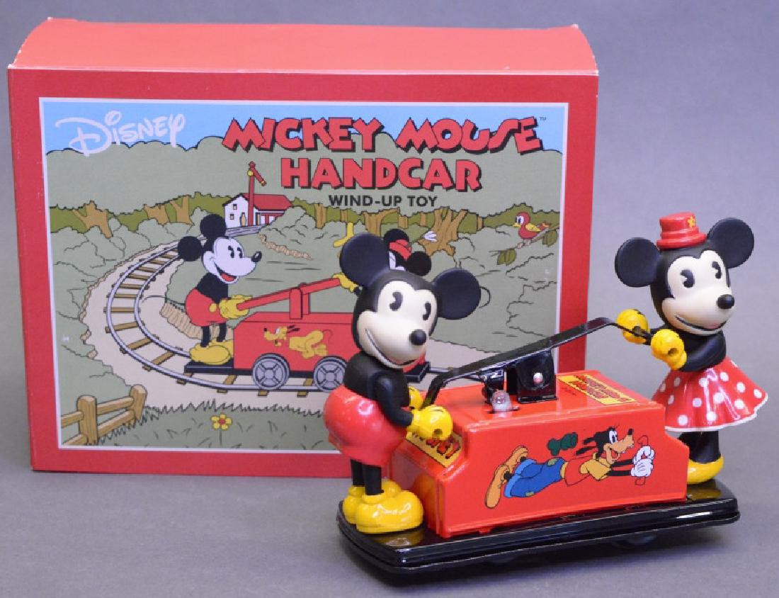 Schylling Wind Up Mickey Mouse Hand Car: Retro collection Schylling wind up Disney Mickey Mouse Han Car. New in the box.