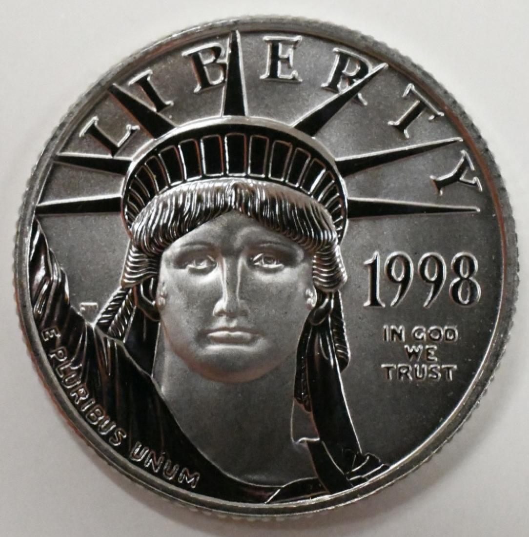 1998 $25 1/4 Ounce Platinum American Eagle (1 of 2)