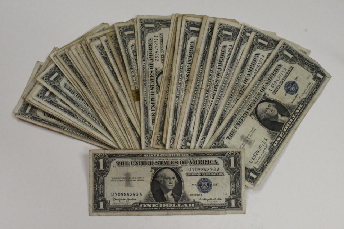 (50) United States $1 Silver Certificates (1 of 3)