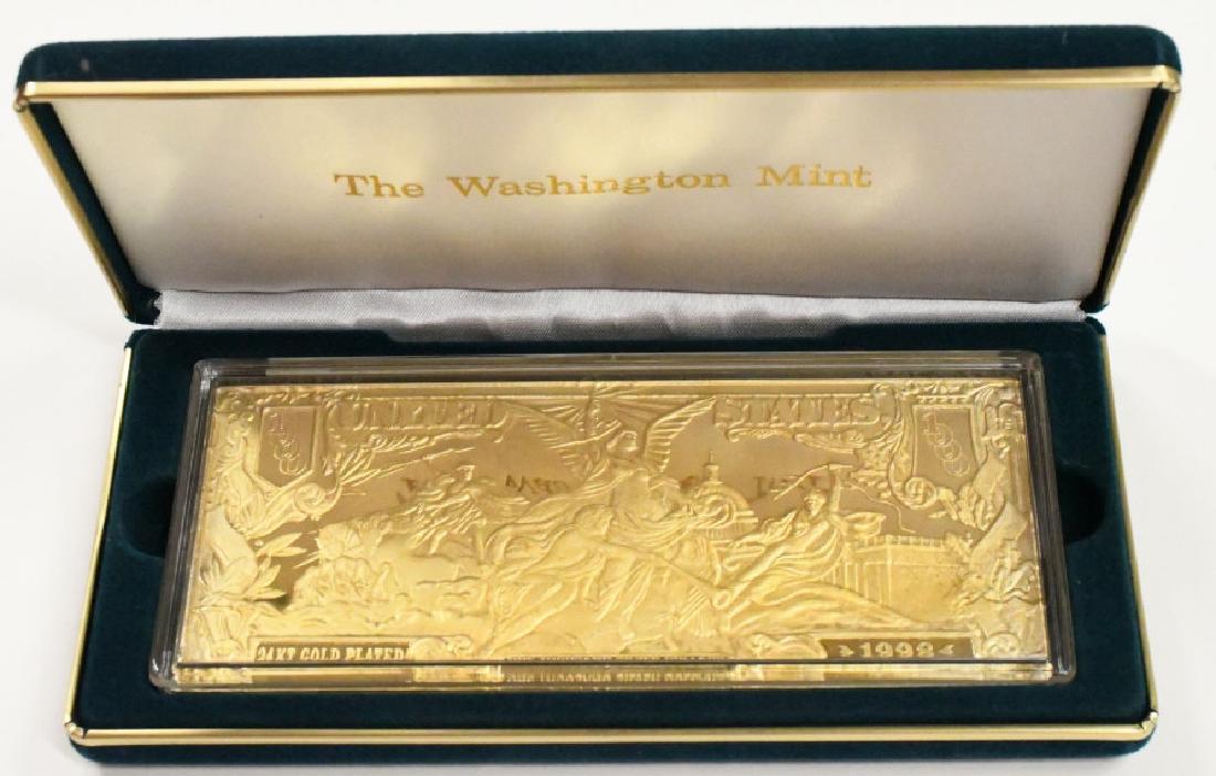 Washington Half-Pound .999 Silver $1000 Bill (1 of 3)