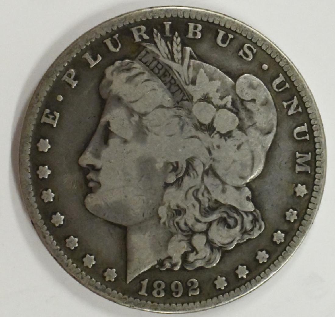 Key Date United States 1892-S Morgan Dollar (1 of 2)