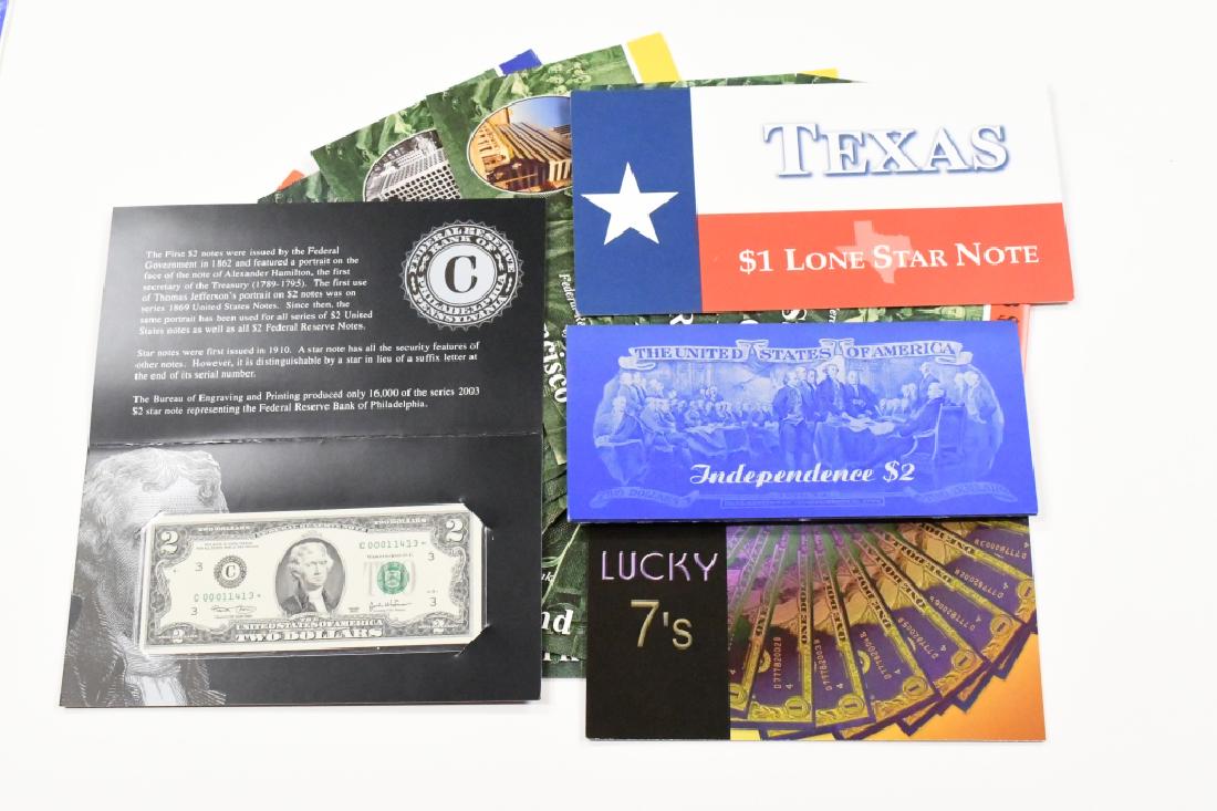 Lot of $2 Single Star Notes and $1 Notes (1 of 5)
