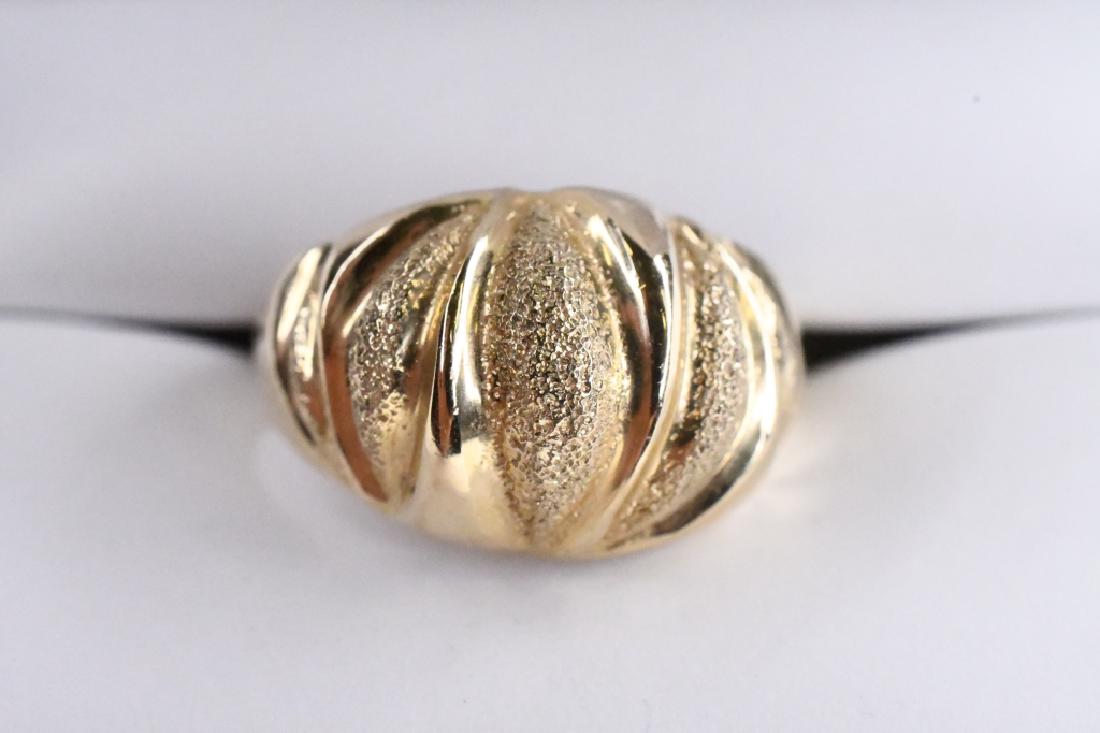 Ladies 14K Yellow Gold Dome Ring (1 of 2)