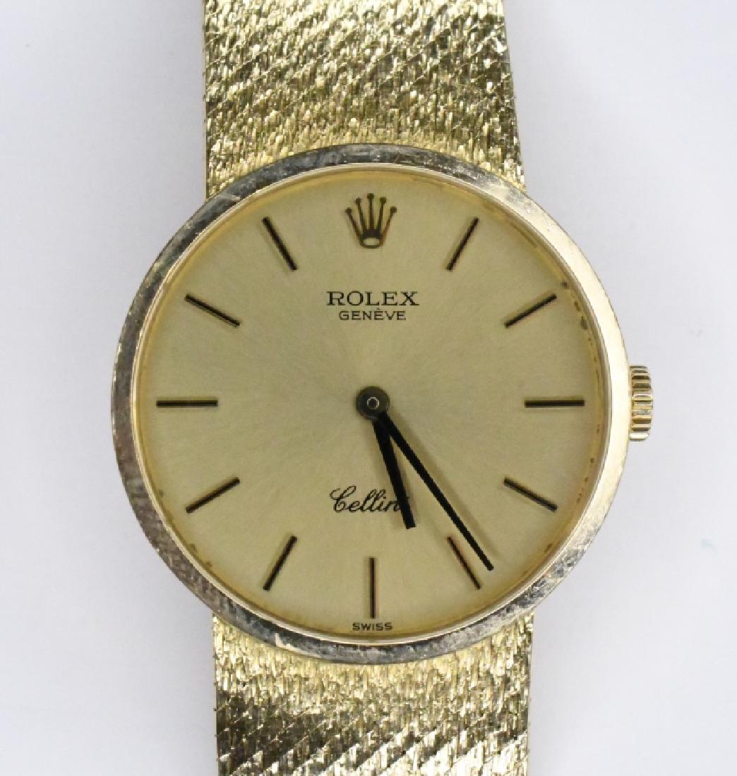 Ladies 18K Yellow Gold Rolex Cellini Wrist Watch (1 of 7)