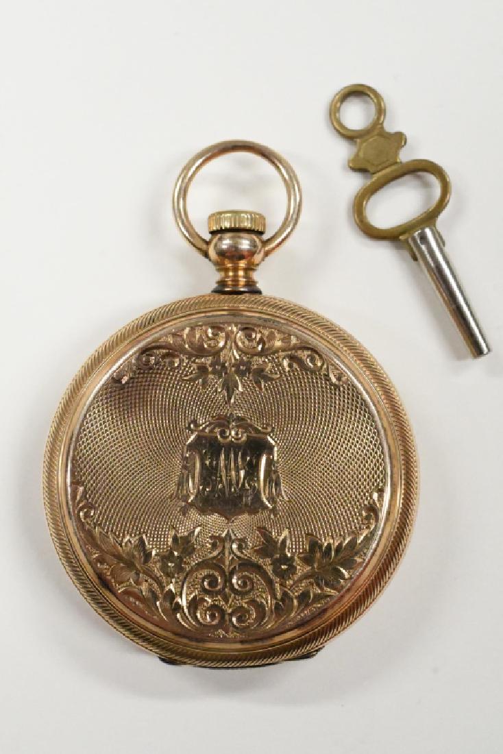 Waltham Wm. Ellery 7 Jewel 14k Gold Pocket Watch (1 of 6)