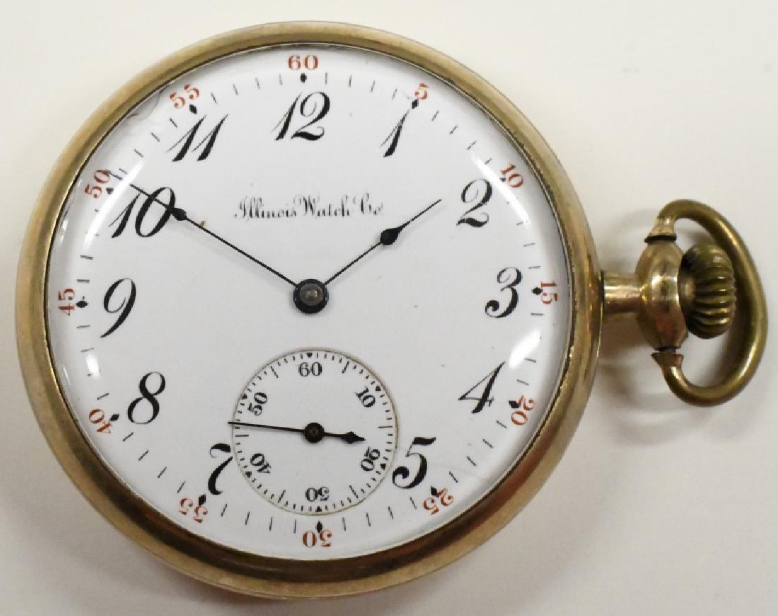 1908 Illinois 11 Jewel 172 Open Face Pocket Watch (1 of 4)