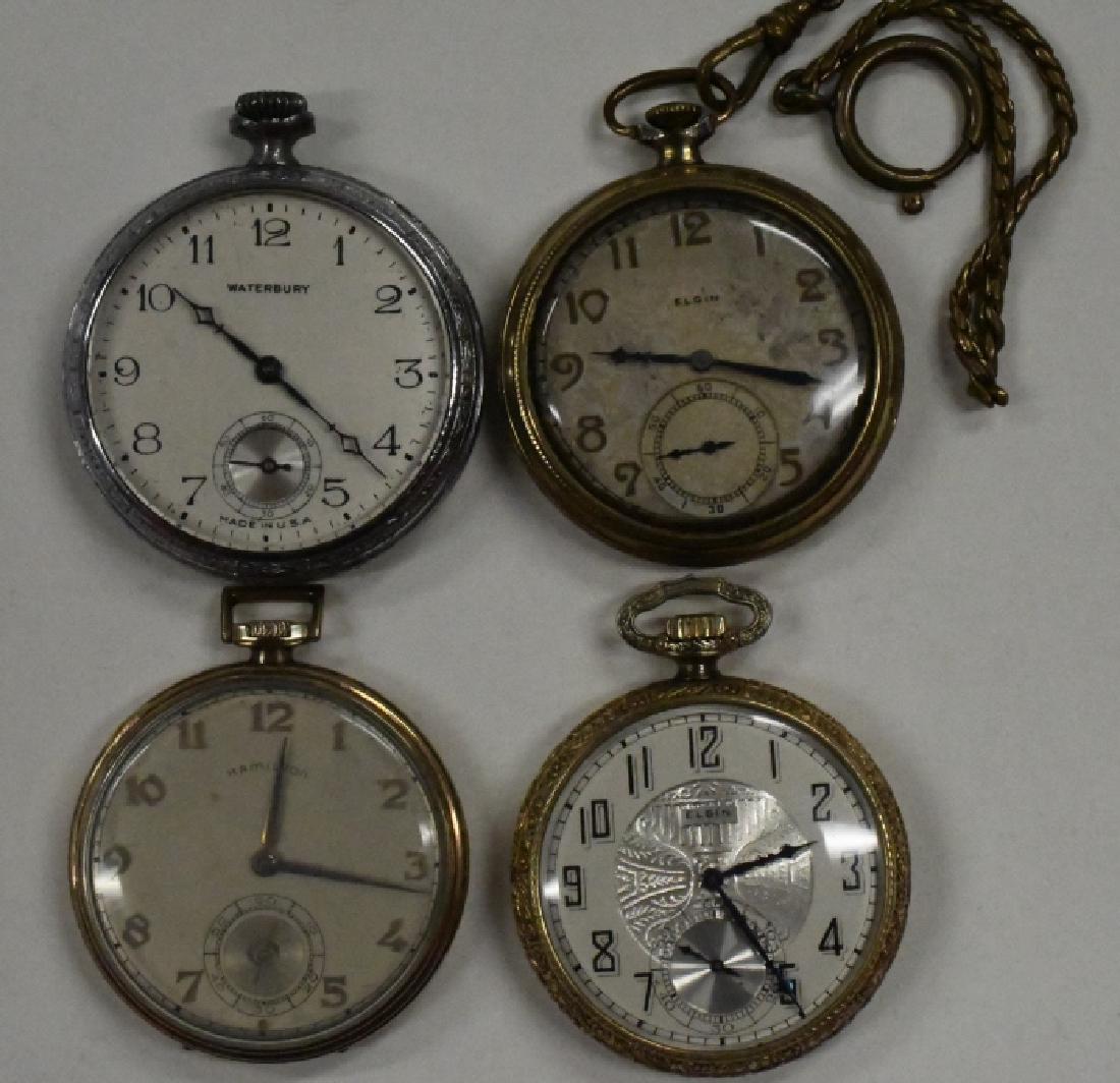 Four Vintage Pocket Watches For Parts Or Repair (1 of 4)