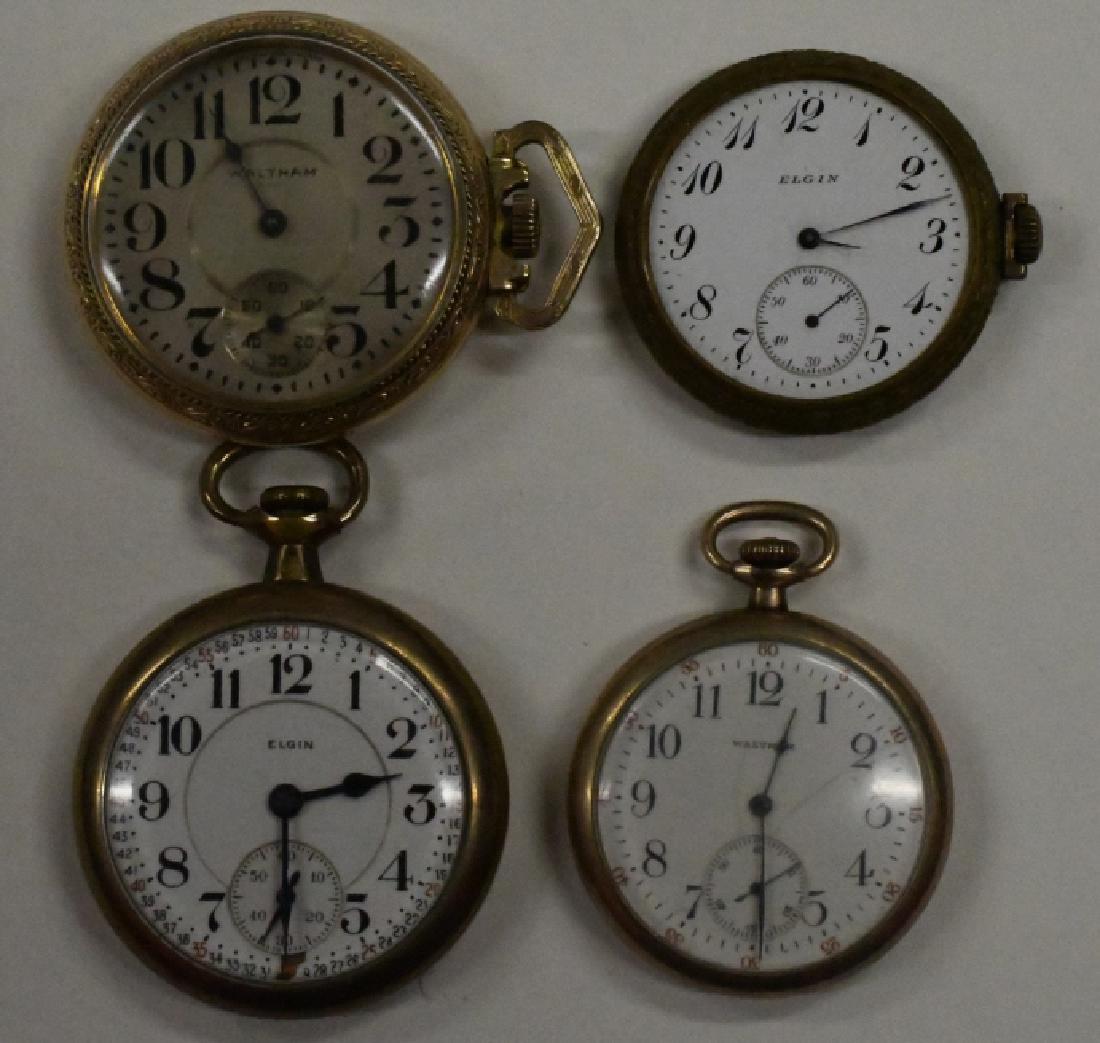 Four Vintage Pocket Watches For Parts Or Repair (1 of 4)