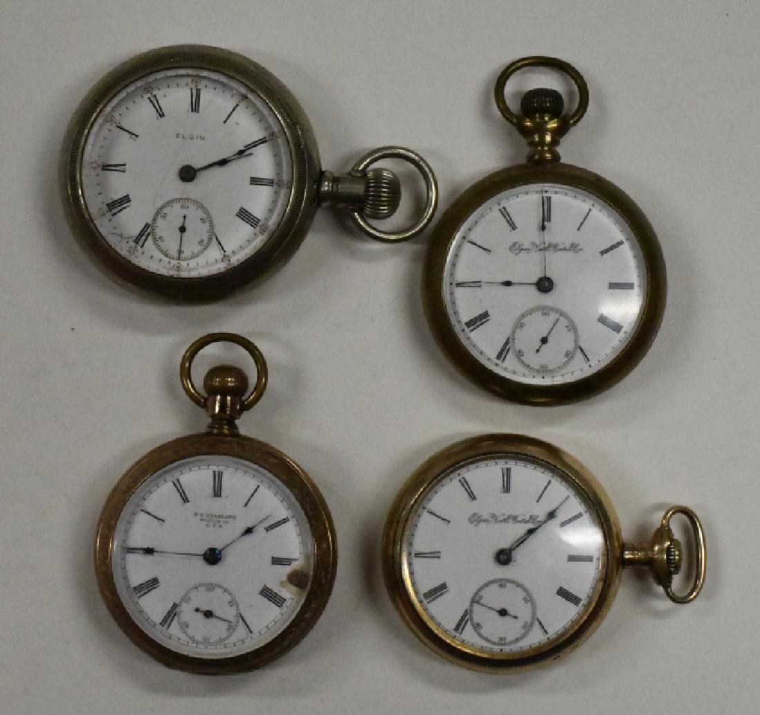 Four Vintage Pocket Watches For Parts Or Repair (1 of 4)