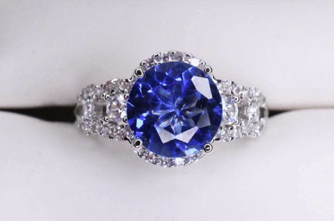 2.95 ct Supreme Cut Tanzanite Estate Ring (1 of 2)