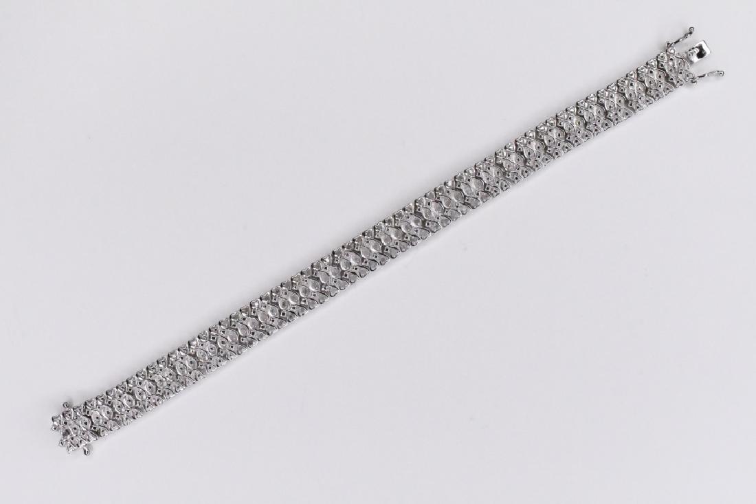 1cttw Diamond Sterling Silver Tennis Bracelet (1 of 2)