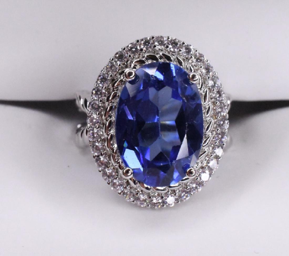 4.48ct Tanzanite Dinner Ring (1 of 2)