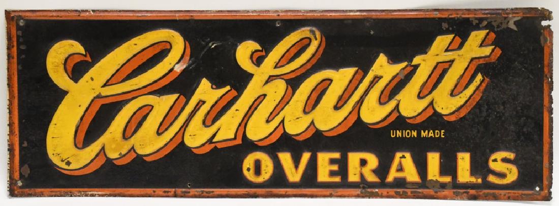 SST Embossed Carhartt Overalls Advertising Sign (1 of 5)
