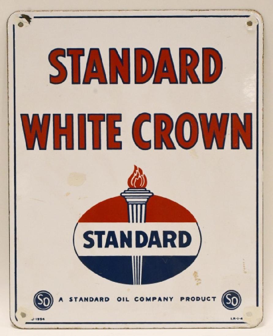 SSP Standard Oil White Crown Pump Plate (1 of 4)