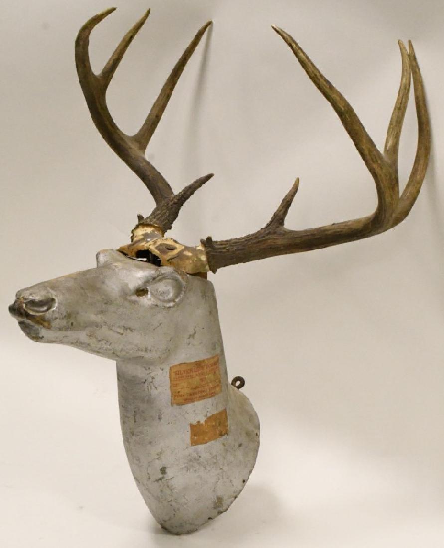 Vintage Taxidermy Deer Form With Antlers (1 of 5)