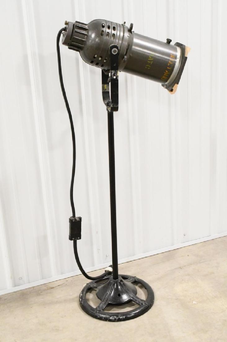 Industrial Stage Light Repurposed Floor Lamp (1 of 6)