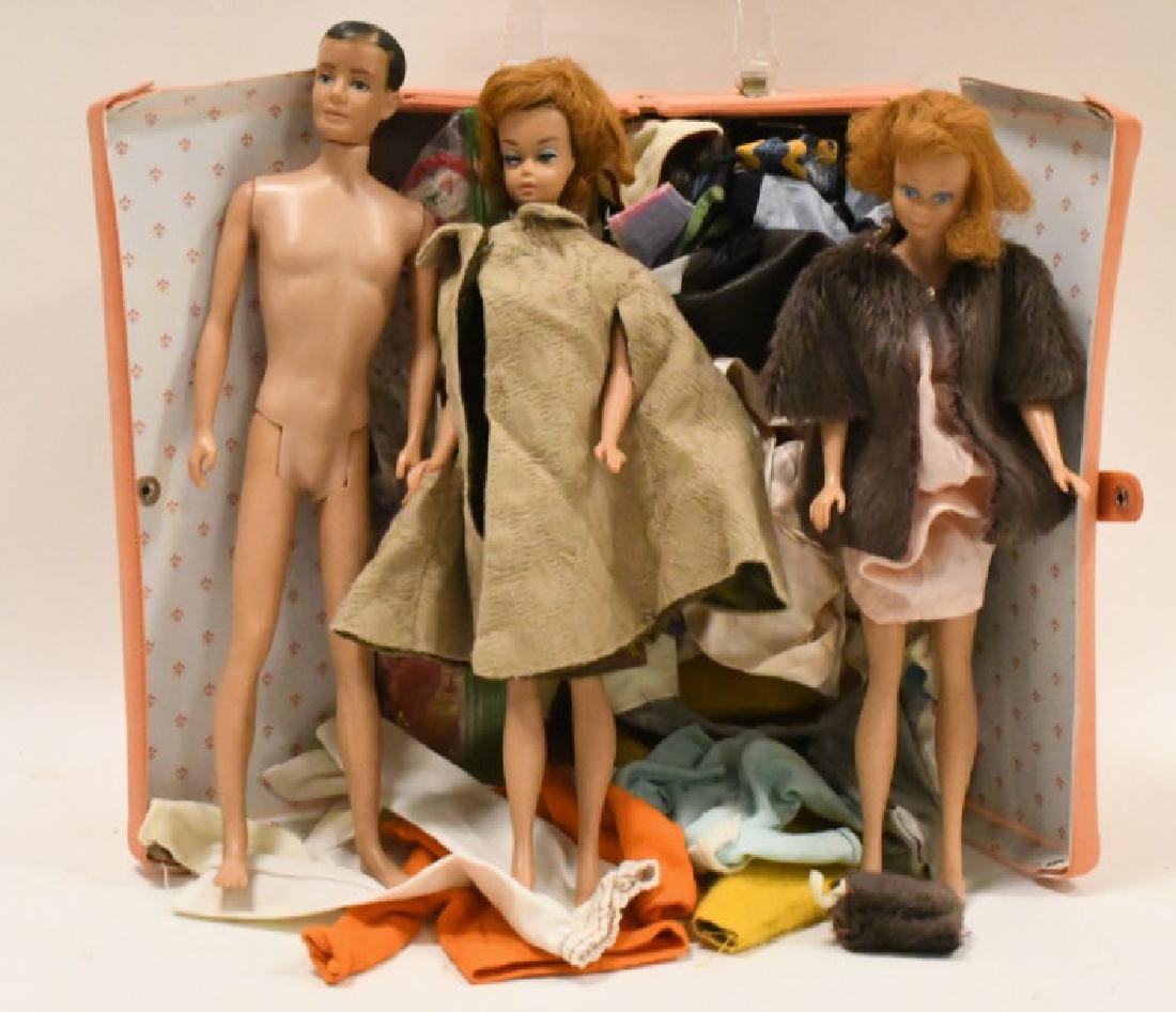 Lot Of 3 1950s Barbies With Clothes & Accessories (1 of 6)