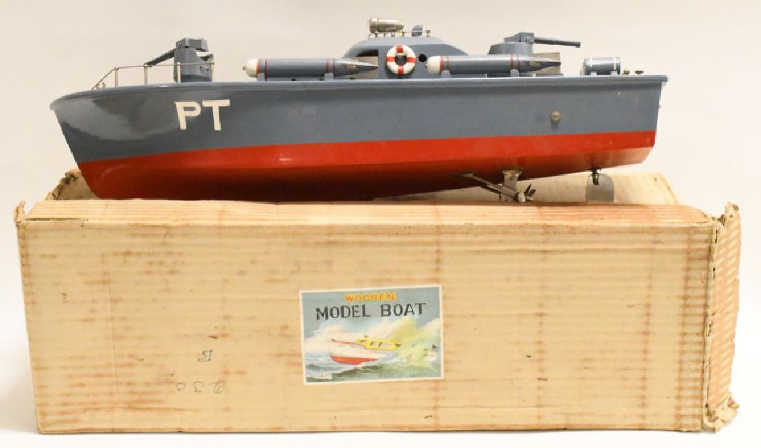 Toy Boat, Japanese Ito Rocket, Very Rare Larger V