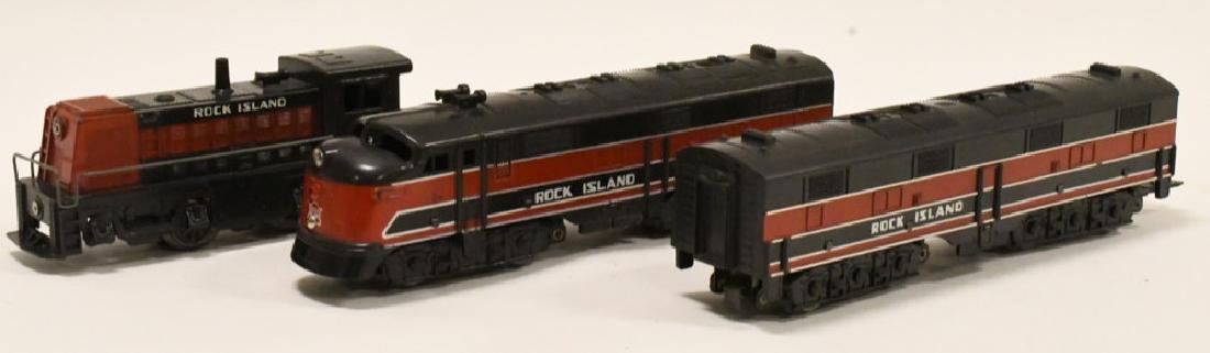 Vintage Marx O Gauge Rock Island Locomotive Lot (1 of 7)