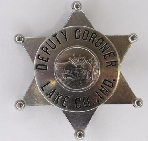 Vintage Obsolete Lake Co. Deputy Coroner Badge (1 of 2)