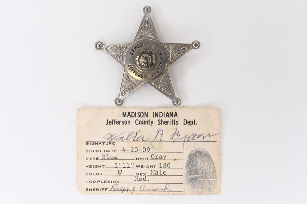 Obsolete Jefferson Co. Deputy Sheriff Badge w/ ID (1 of 5)