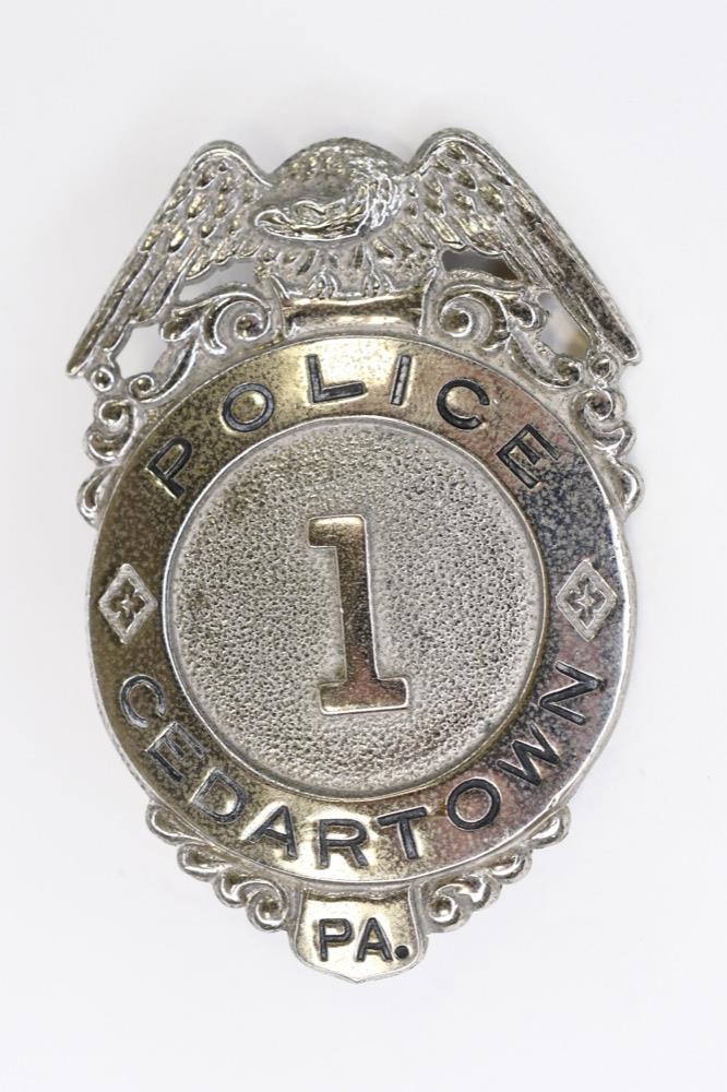Obsolete Cedartown Pennsylvania Police Badge (1 of 2)