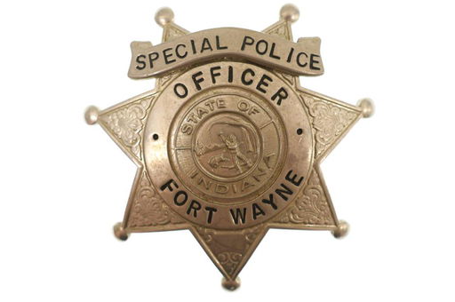Obsolete Fort Wayne Indiana Special Police Badge Jan 09 2020 Kraft Auction Service In In