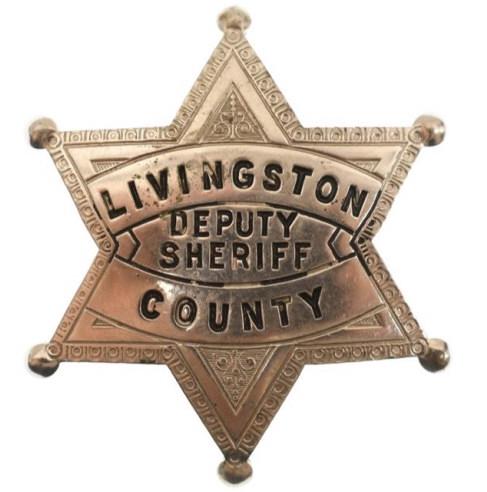 Obsolete Livingston County IL Deputy Sheriff Badge (1 of 2)