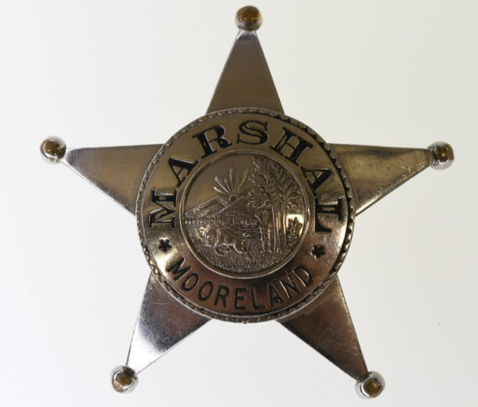 Obsolete Monroeville Indiana Marshal Badge (1 of 3)