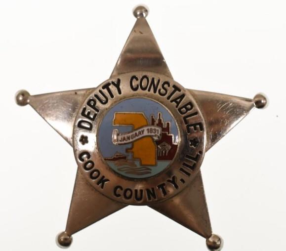 Obsolete Cook Co. ILL Deputy Constable Badge (1 of 2)