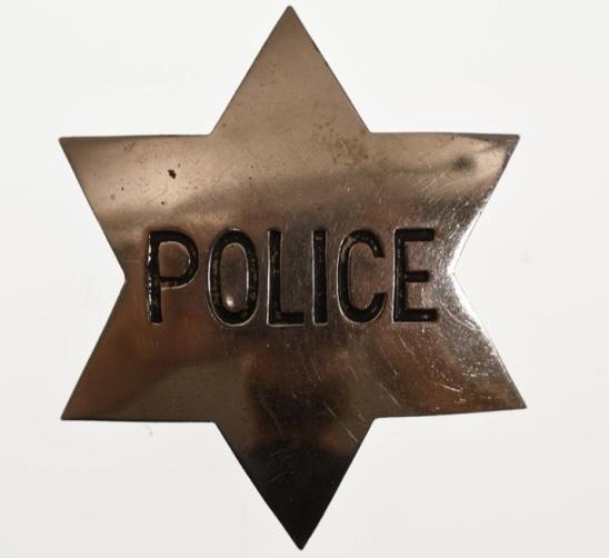 Early Obsolete 6-Point Star Police Badge (1 of 2)