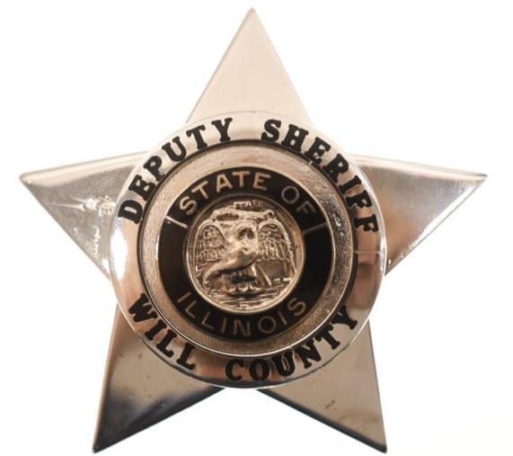 Obsolete Will Co. ILL Deputy Sheriff Badge (1 of 2)