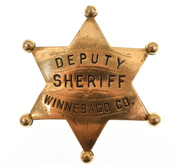 Obsolete Winnebago Co. IL Deputy Sheriff Badge (1 of 2)
