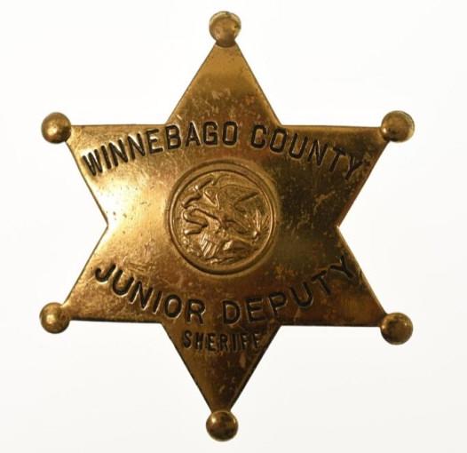 Obsolete Winnebago Co. IL Jr. Deputy Sheriff Badge (1 of 3)