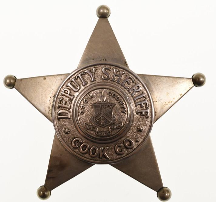Obsolete Cook County Deputy Sheriff Badge (1 of 2)