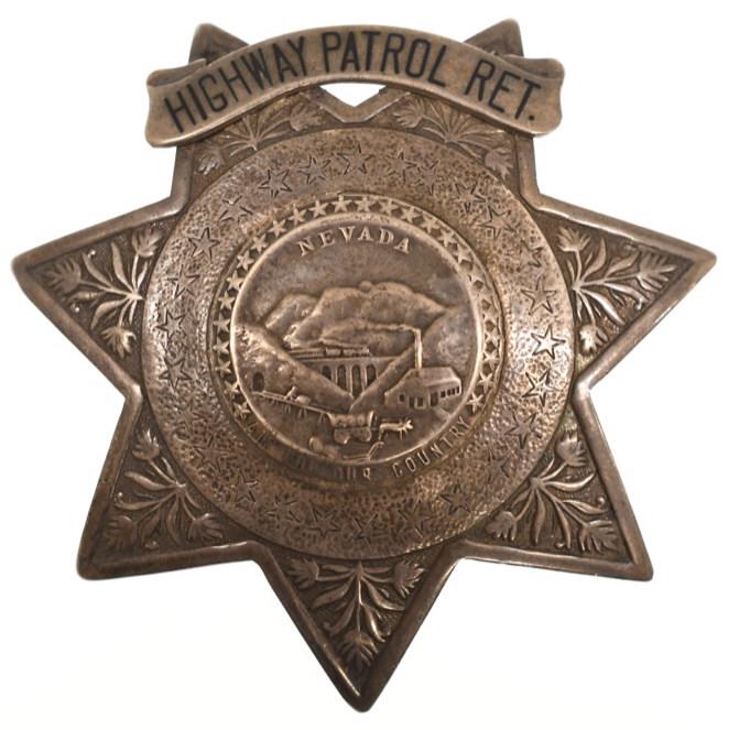 Sterling Nevada Highway Patrol Retired Badge (1 of 2)