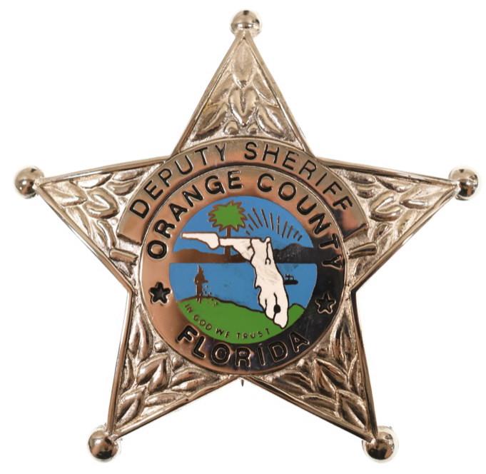 Obsolete Orange Co. Florida Deputy Sheriff Badge (1 of 2)