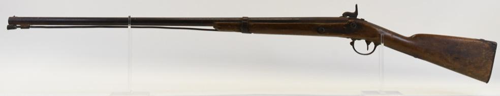 U.S. Harpers Ferry Dated 1852 Musket: U.S. Harpers Ferry Flintlock Musket dated 1852. The action function. Ramrod is present and has the date 1862 carved into the stock. Barrel measures 36.25" long.