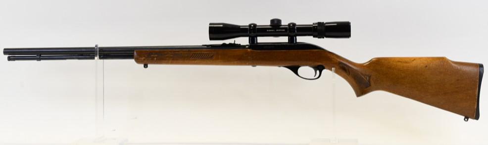 Marlin Glenfield Model 60 .22 LR Semi-Auto Rifle: Very nice Marlin Glenfield Model 60 semi-automatic rifle in .22 long rifle. The rifle has a 22" barrel and is in nice used condition. Comes with Bushnell Sportview scope. SN:233908749. FFL required fo