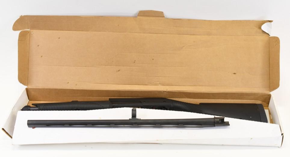 Benelli Nova 20 Gauge Pump Shotgun NIB: New in box Italian Benelli Nova pump shotgun in 20 gauge. The shotgun has a 26" vented barrel and is in new condition with paperwork. SN:BA009463. FFL required for transfer. (414-3)