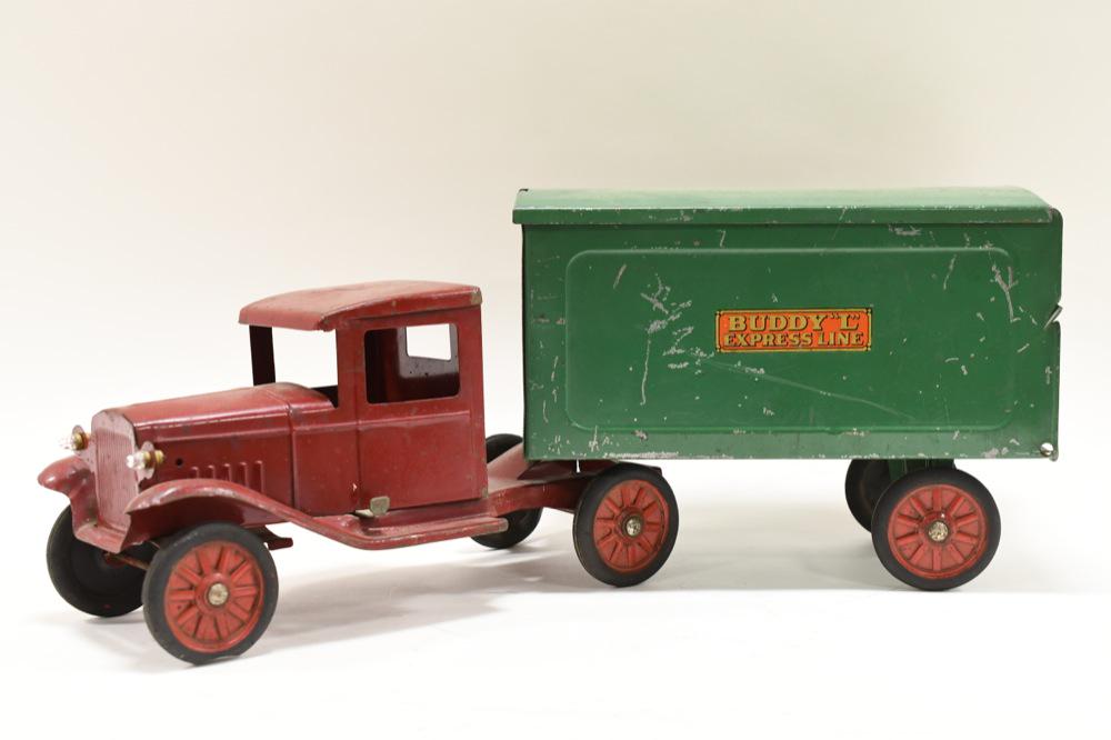 Buddy L Express Line Trailer Truck With Headlights (1 of 5)