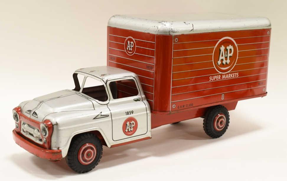 Marx Tin Litho A&P Super Markets Box Truck #1859 (1 of 4)