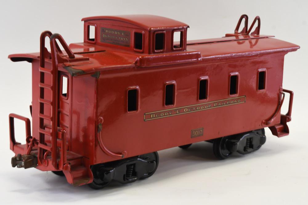 Restored Buddy L Outdoor Railroad Caboose #3017 (1 of 6)