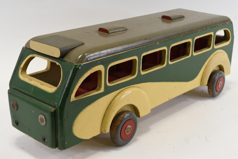 Hand Made Wood Toy Bus (1 of 5)