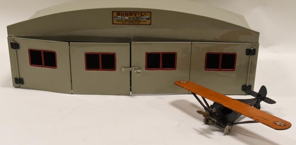 Buddy "L" Hangar & Monocoupe Airplane (1 of 4)