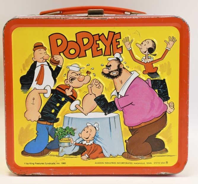 1980 Popeye Metal Lunch Box Aladdin (1 of 6)